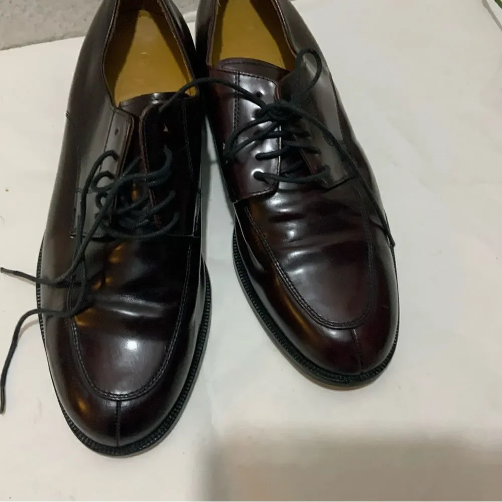 Cole Haan Dress Shoes Men’s Size 9 Medium Burgundy Leather Oxfords